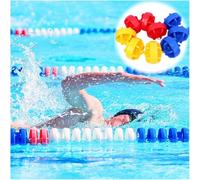 Kanduo Swimming Pool Safety Separator Rope Pool Lane Dividers Safety Rope And Float Kit For Pool Beach And Waterpark Dividing Dangerous Areas(15cm,13/42.65FT)