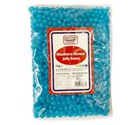 Kandy King Blueberry Single Colour Jelly Beans 1kg | Blueberry Flavoured Bulk Jelly Beans | Gluten Free, Vegetarian & Halal