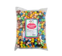 Kandy King Shiny Assorted Gumballs 3kg Bulk Bag | Mixed Fruit Flavour | Glossy Bubblegum Balls | Ideal for Sweet Carts, Dispensers & Retail