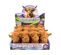 Kandy Toys Highland Cow 13cm Plush Toy Kandy Toys Multicolor