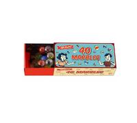 Kandy Toys Retro 21 Piece Glass Marbles In Tin Play Set Kandy Toys Multicolor