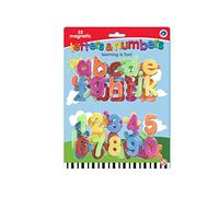 KandyToys 52 Piece Magnetic Numbers & Letters - Educational Toys Fridge Magnets Spelling and Maths