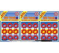 KandyToys 8 SHOT RING CAPS - 800 SHOTS - 100 RINGS - Edison Giocattoli Original Blister Packs Age 4+ Plus 1 SST Free Pen