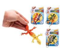 KandyToys Colour Changing Lizard Toy, Stretchy Reptile Figure, Assorted Designs, 2 Pack, Ages 3+