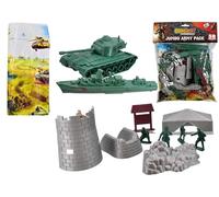 KandyToys Combat Mission Plastic Toy Soldiers Jumbo Army Pack | 58 Pieces | Soldier Figures