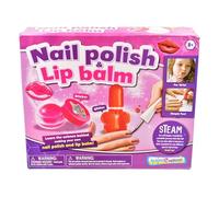 KandyToys Create Your Own Nail Polish and Lip Balm Set | Kids Craft Kit | Educational Beauty Science Gift For Kids
