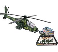 KandyToys Die Cast Apache Helicopter Assorted Colours