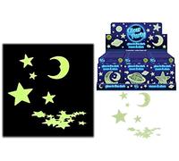 Starry Starry Night 24 Stick-On Bedroom Moon, Stars, Galaxy Mix