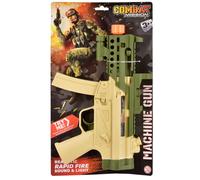 KandyToys Kids Toy Sub Machine Gun with Light & Sound in Pale Green KandyToys Pale Green