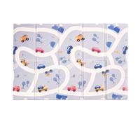 KandyToys Large Foldable Waterproof Baby Play Mat in Blue KandyToys Blue