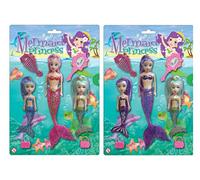 3pc Princess Mermaid Bath Toys & Accessories