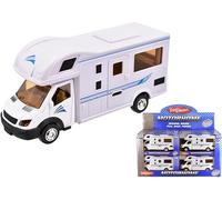KandyToys Motorhome Caravan Die Cast Metal | 1:40 Scale | Kids Toy