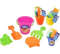 KandyToys Nalu 5 Piece Small Beach Bucket Set