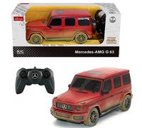 Officially Licensed Mercedes Benz G63 AMG (Muddy Version) Remote Control Car 1:24 Scale KandyToys Dark Red One Size