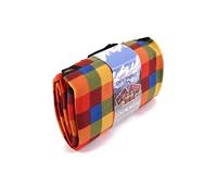 KandyToys Out There! Waterproof Fleece Picnic Blanket | Assorted Designs | Roll Up Blanket | Camping Equipment