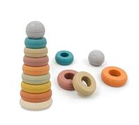 KandyToys Play Project Baby Stacking Rings | Eco Friendly Baby Toys Bio Plastic | Early Development & Activity Set