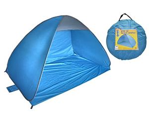 KandyToys Pop Up Beach Shelter Tent | 2-3 Person Automatic Sun Protection | 200 x 120cm