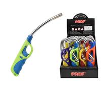 KandyToys PROF Flexible Neck Refillable Safety Gas Clicker Lighter | Candle, Cooker, BBQ, Camping Lighter