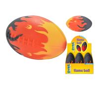 KandyToys Soft play Rugby Ball Flame Design