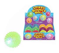 KandyToys TY2718 75Mm Light Up Spikey Ball in D/Box