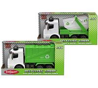 KandyToys TY5528 Tranzmasters Friction Powered Recycling Lorry Toy Vehicles with Lights and Sound