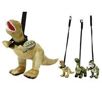 KandyToys TY7863 Plush Dinosaur with Detatchable Lead | Assorted Designs