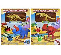 KandyToys TY8900 Dinosaur Clay Kit-Model Your Own T Rex and Dino Footprints