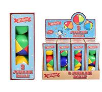 KandyToys TY9152 Retro 3 Pack Juggling Balls in Box, multicolor
