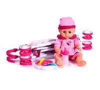 KandyToys Walking Baby Doll Set with Stroller & Dolls Accessories | Kids Toys