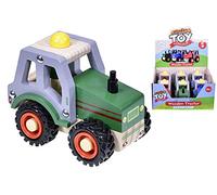 KandyToys Wooden Tractor Toy - Assorted Colours