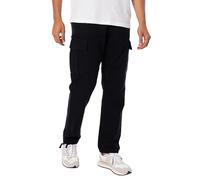 Kane Barkley Loose Cargo Trousers Black 36W x 34L