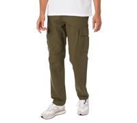 JACK & JONES Mens Cargo Combat Trouser Relaxed Fit Button Fastening Pants for Men UK, Olive Night- 32W / 32L