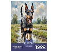 Kane Meme 1000 Pieces Small Animal Dogs Jigsaw Puzzles with Paper Art Home Decors Adults Or Families Fit Educational Games 38x26cm/1000pcs