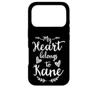 Kane - My Heart Belongs To Kane Name Gift Case for iPhone 17 Pro