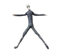 Kaneki Ken Plush -28CM Anime Figure Kaneki Ken Soft Stuffed Creative Twistable Body Pillow Decorations Collectibles Funny Gifts