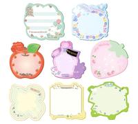 Kanfyyl 240 Sticky Notes, Kurromi Kawaii Notes Memo Pads Sticky Notes, Self-Adhesive Mini Animal Shaped Notepads for Kids,Students