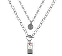 Kanfyyl Demon Necklace, Demon Tanjiro Pendant Necklace, Anime Necklaces Stainless Steel, Tanjiro Cosplay