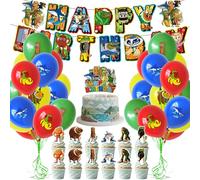 Kanfyyl Italian Brainrot Birthday Party Decorative Balloons, Cartoon Character Balloons, Birthday Party Decorations, Happy Birthday Banners, Party Decorations Suitable for Boys and Girls-051