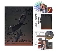 KANG DANIEL - 1st Full Album [The Story] (Anti-Plot Ver.) Photo Book + CD-R + Lyrics Book + Folded Poster + Sticker + Symbol Postcard + Index Magnet + Note Card + Photo Postcard + Photo Card