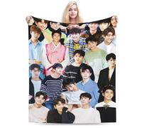 Kang Tae oh Blankets Soft and Comfortable Warm Woollen Throw Blanket Beach Blanket Carpet Rug Decoration Gift for Yoga Picnic Room Dormitory Sofa Bed Camping Travel All Season