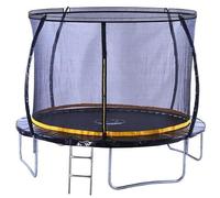 KANGA 10ft MK2 Premium Trampoline with Safety Enclosure, Net, Ladder and Anchor Kit (10ft)