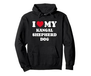 Kangal Coban Köpegi I Love My Kangal Shepherd Dog Pullover Hoodie