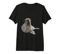 Kangal Dog Yawning Vector Cut Out Premium T-Shirt