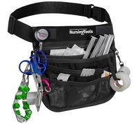 Kangapak Nurse Fanny Pack Multiple Compartments Waist Organizer Tool Bag for Students, Practitioners and Medical Professionals, Black/Noche, One Size