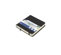 Kangaro Art Sketchbook 12 x 12 cm Black PU Hard Cover 80 Sheets 140 g Cream Paper