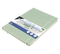 Kangaro Art Sketchbook A4 Mint PU Hard Cover 80 Sheets 140 g Cream Paper