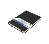 Kangaro Art Sketchbook A5 Black PU Hard Cover 80 Sheets 140 g Cream Paper
