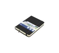 Kangaro Art Sketchbook A6 Black PU Hard Cover 80 Sheets 140 g Cream Paper