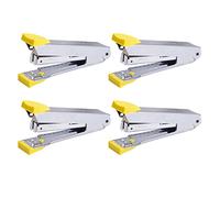 Kangaro Desk Essentials NO.10 All Metal Stapler| Sturdy & Durable | Suitable for 20 Sheets | Perfect for Home, School & Office | Pack of 4 | Color May Vary