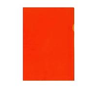 Kangaro Document Wallet A4 PP 120 Micron Transparent Grained Orange Box of 100 (10x10).